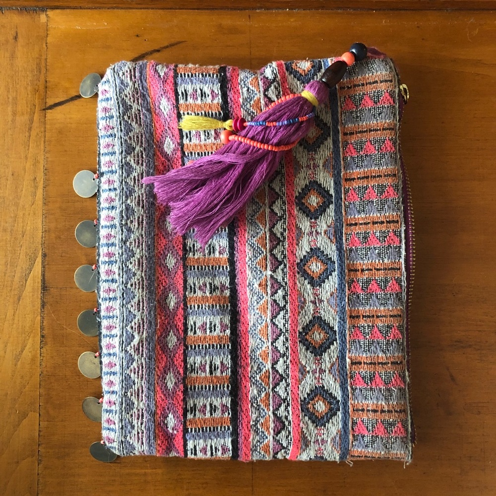 Beaded tassel bag